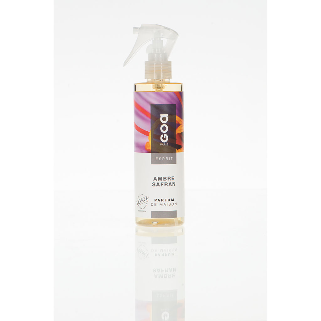 Vaporisateur parfum d'ambiance Esprit Ambre Safran 250ml - GOA