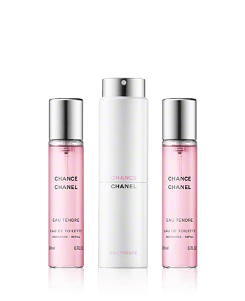 Chanel Chance Eau Tendre edt purse spray refillable 3x20ml
