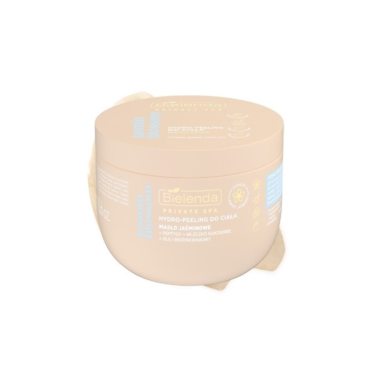 Bielenda PRIVATE SPA Hydro - feuchtigkeitsspendendes peeling mit Jasminbutter Jasmin Blossom 300 ml