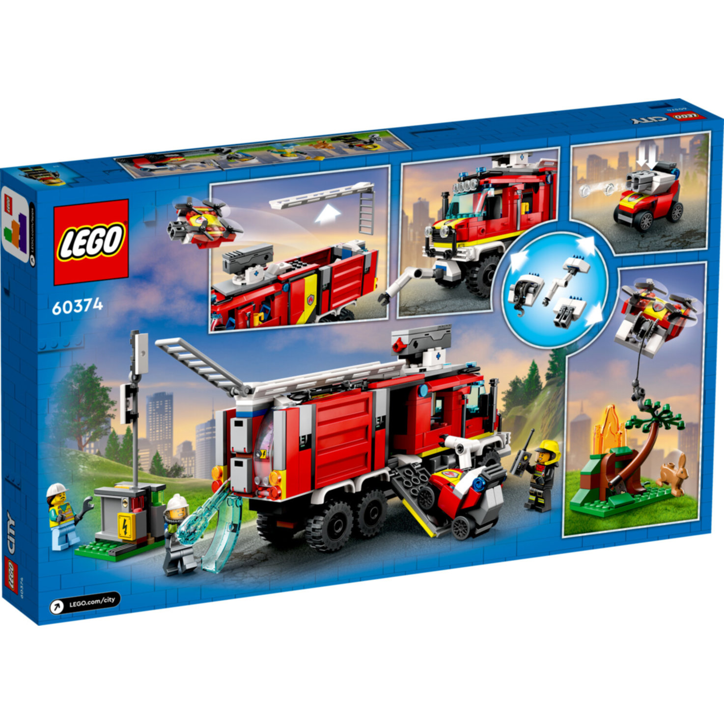 LEGO® City Fire 60374 Einsatzleitwagen der Feuerwehr