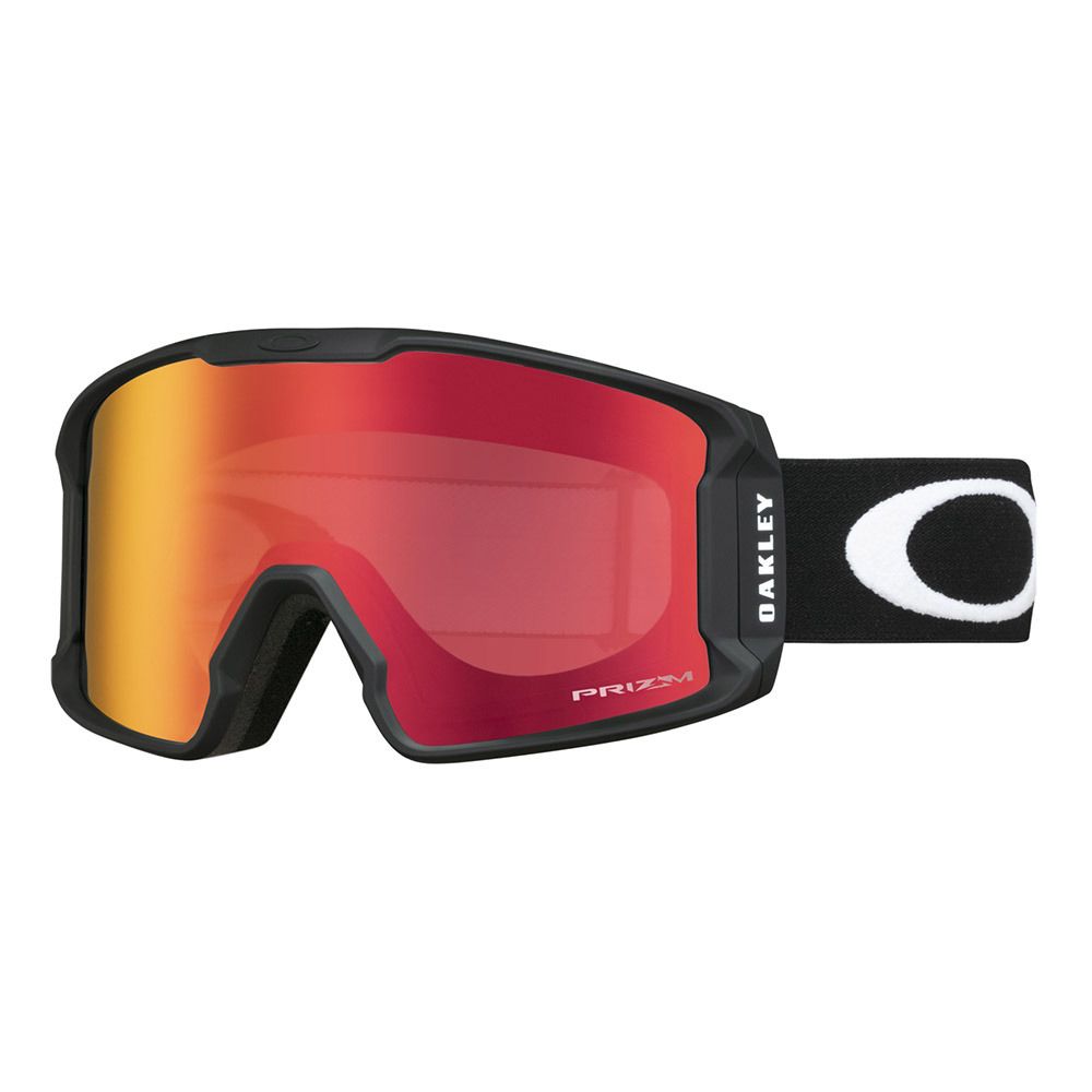 Oakley LINE MINER M - Masque ski matte black/prizm snow torch iridium