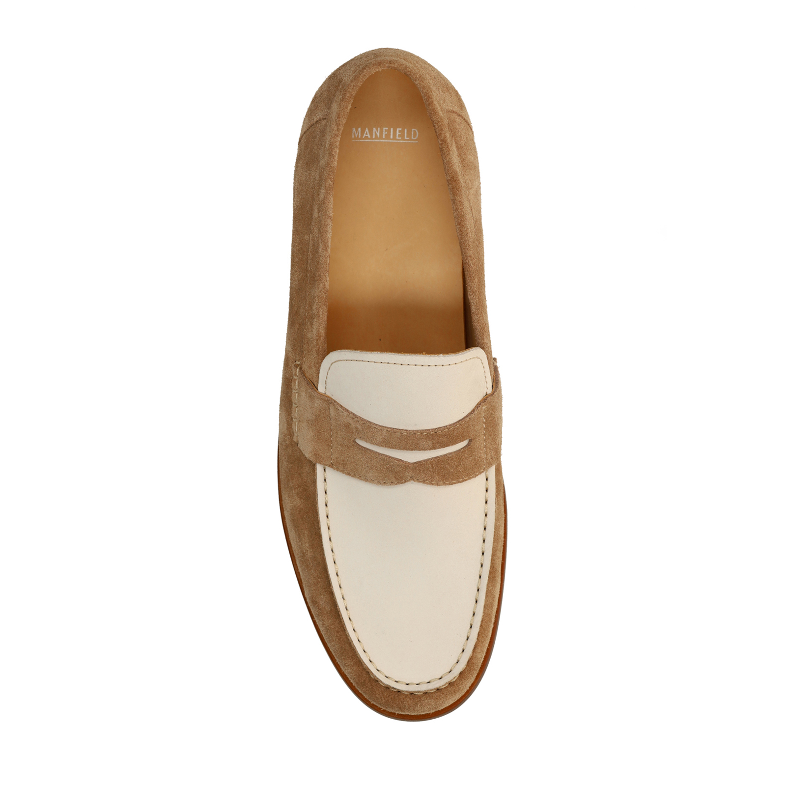 Taupe suède loafers
