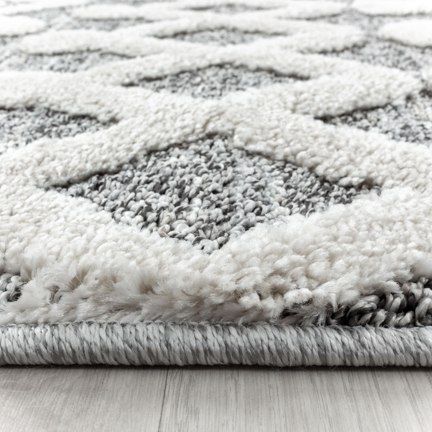 Modern Designer Elegante Teppich, Hoch-Tief Effekt 3D Boho Teppich, Pflegeleicht