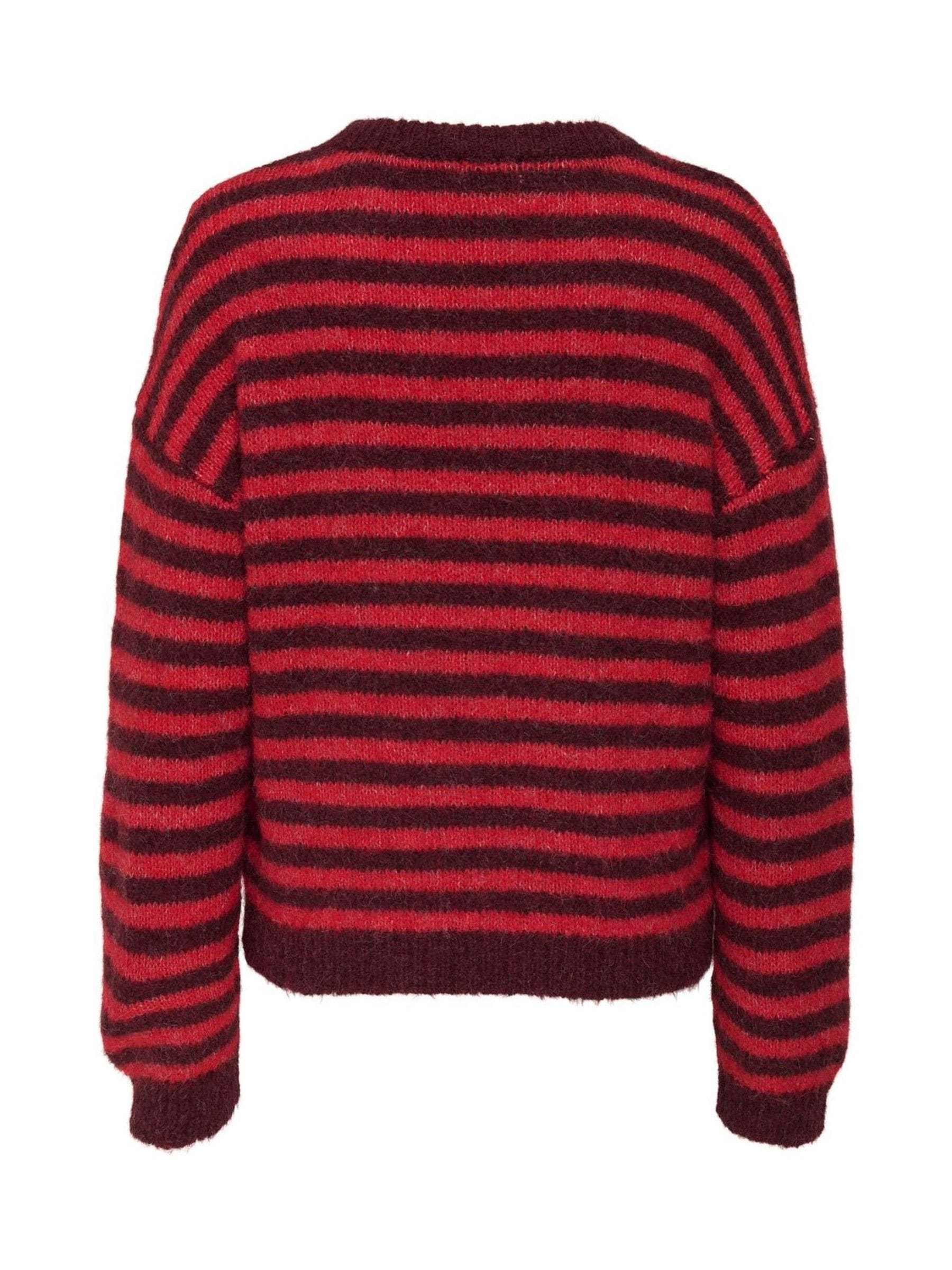 JDY Striped Knitted Long Sleeve Jumper
