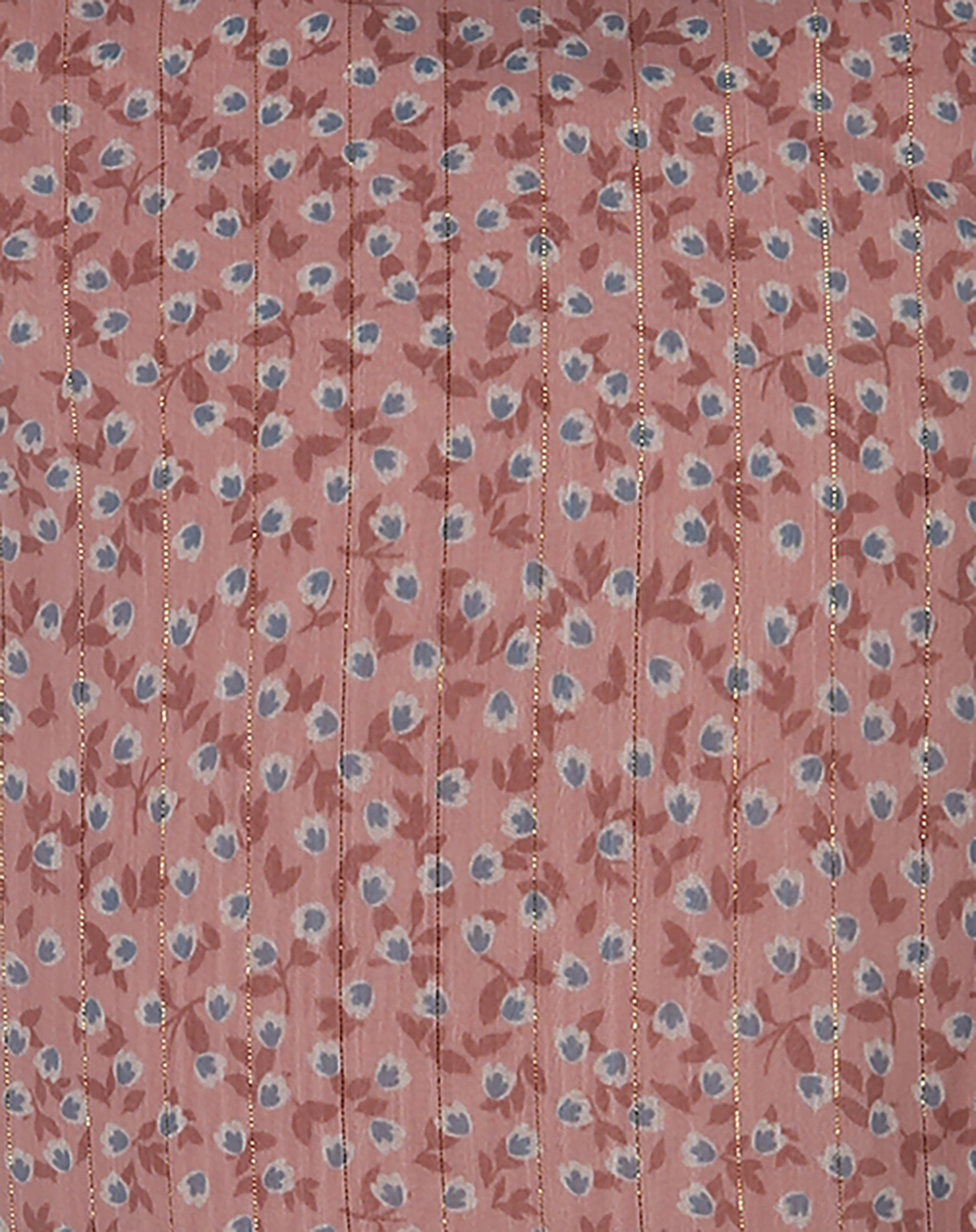 Langarmkleid MILLEFLEUR - PLISSEE in rose