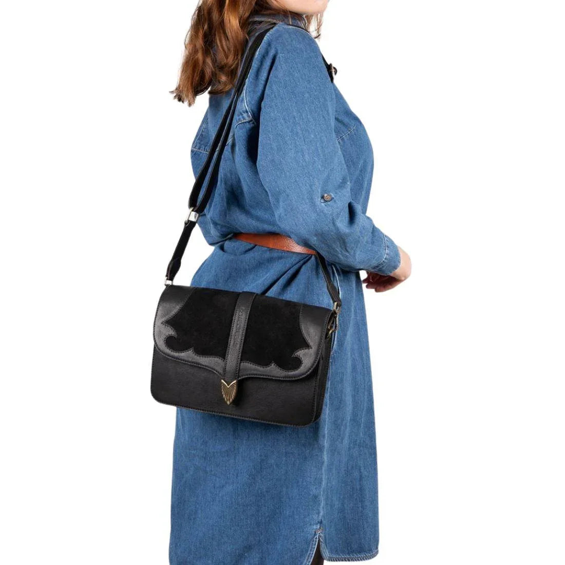 Cowboysbag | Valley leren Crossbody
