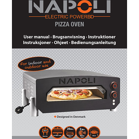 Napoli elektrisk pizzaovn 13”