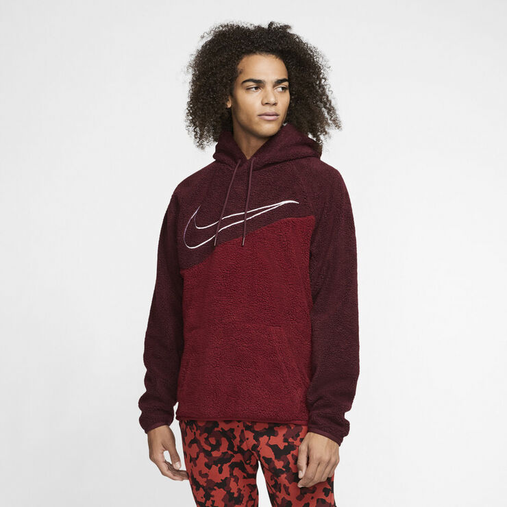 Nike Sportswear Swoosh Hoodie Rød