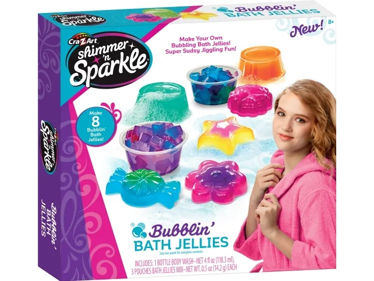 SHIMMER N SPARKLE BUBBLIN BATH JELLIES SCENTED