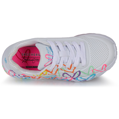 Skechers - UNO LITE BASKETS - Blanc / Multicolore