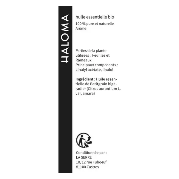 Óleo Essencial Haloma Organic PetitGrain Bigaradier 10ml