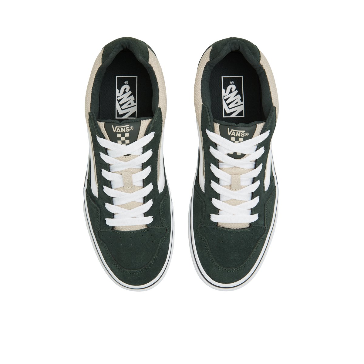 VANS-Caldrone-tb-Baskets de skate - Talon plat - Vert Foncé