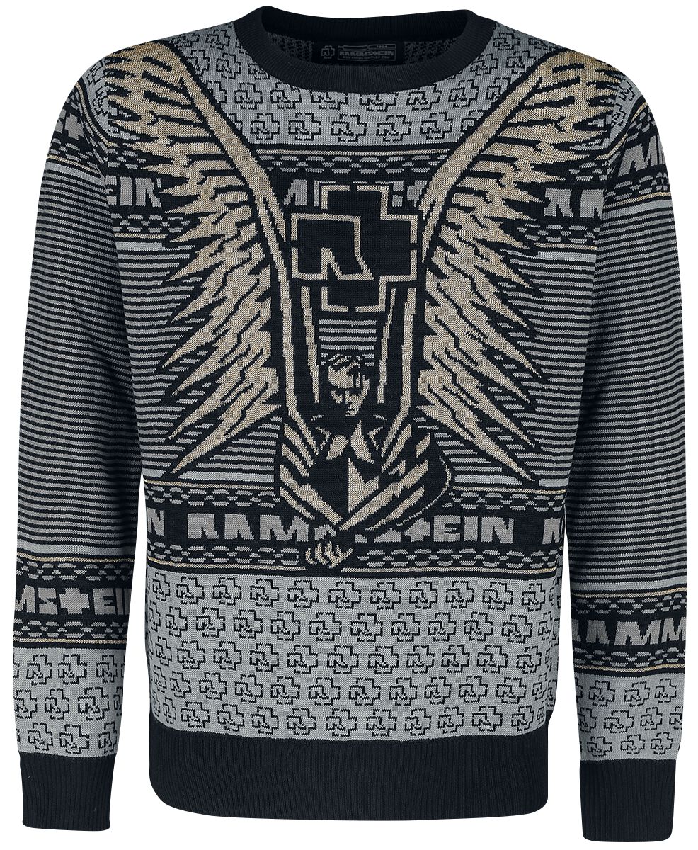 Holiday Sweater Gold | Rammstein Pull de Noël