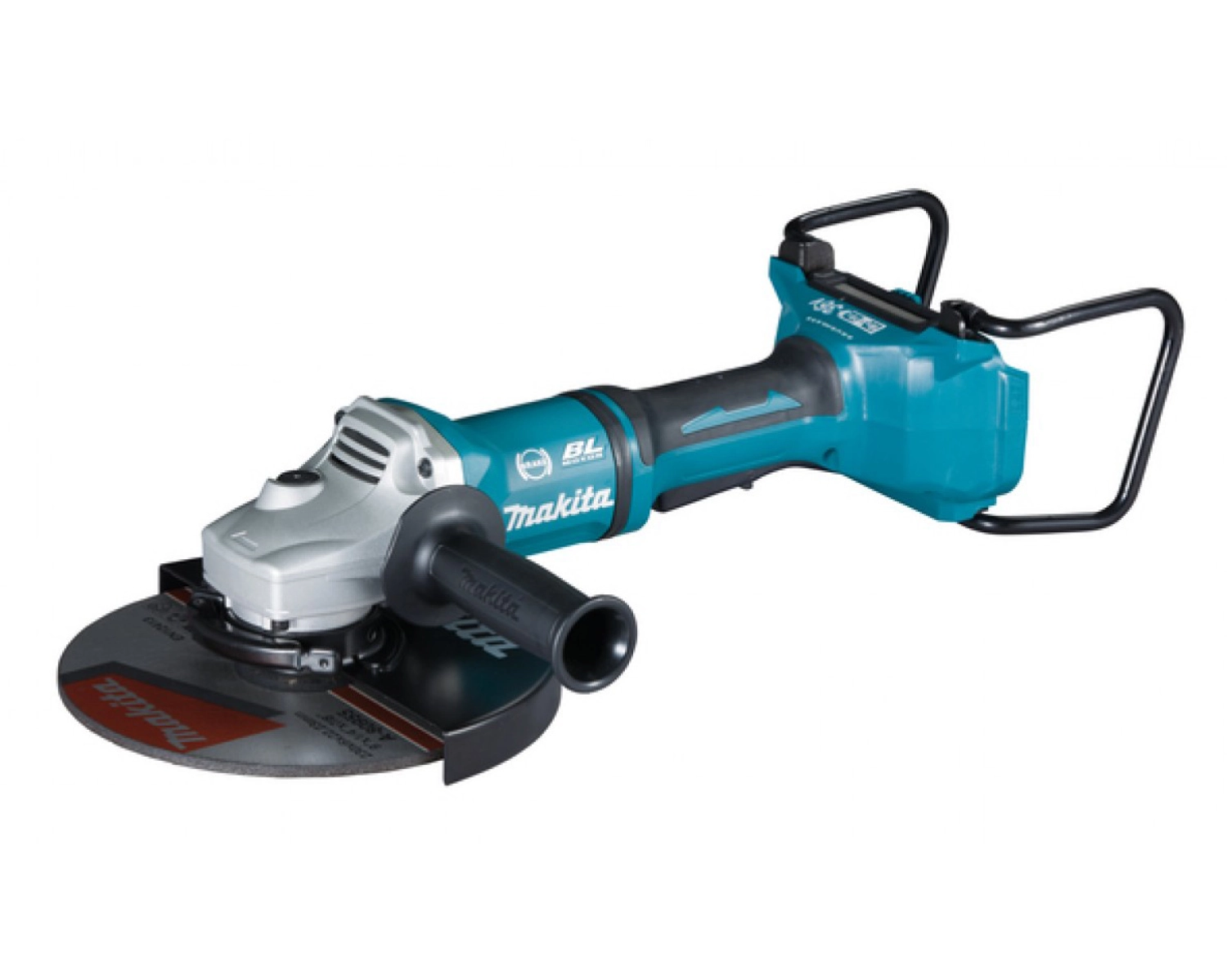 Makita DGA900ZKX2 36V (2x 18V) Li-Ion accu Haakse slijper body in koffer - 230mm - koolborstelloos
