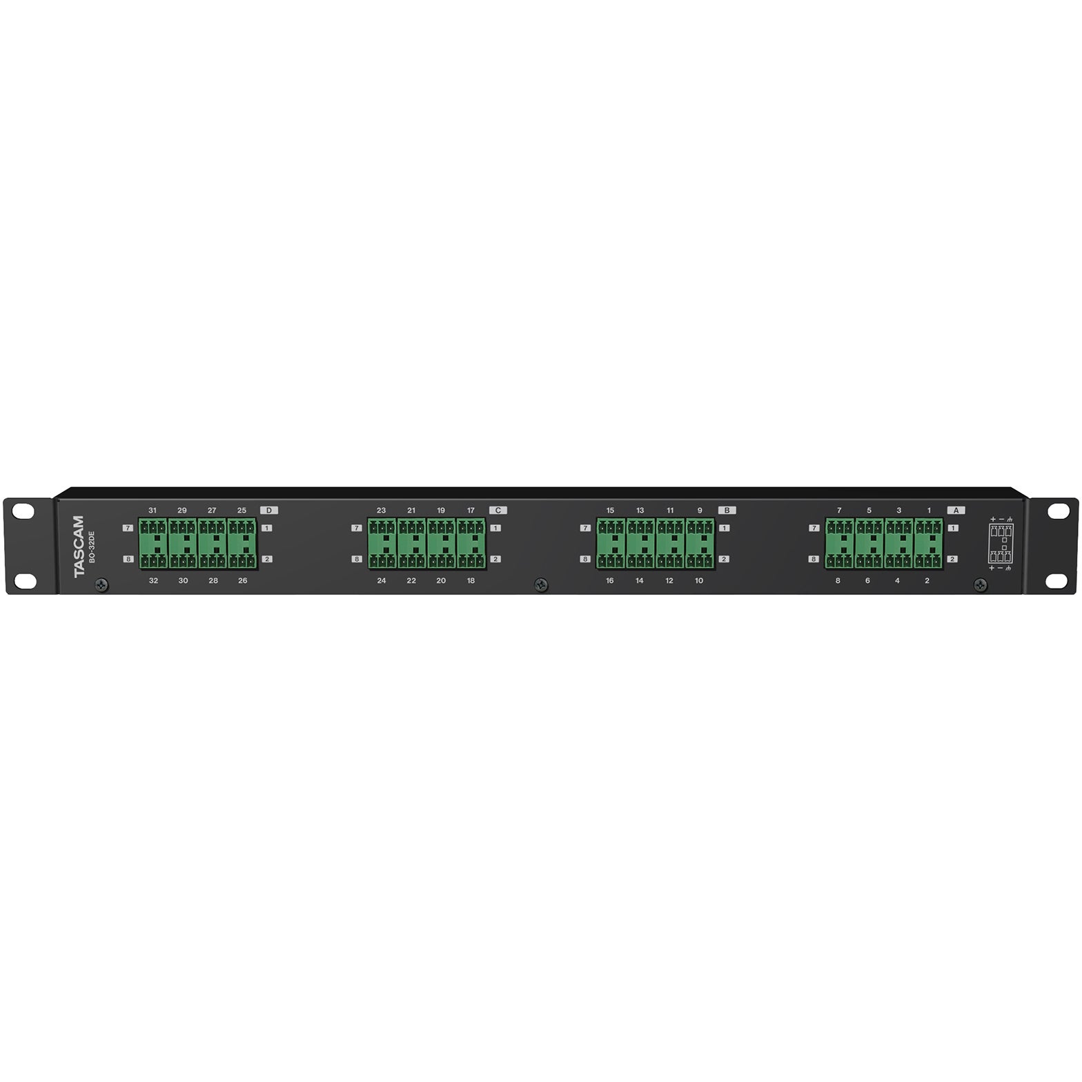 Tascam BO-32DE breakout box (Euroblock - D-Sub)