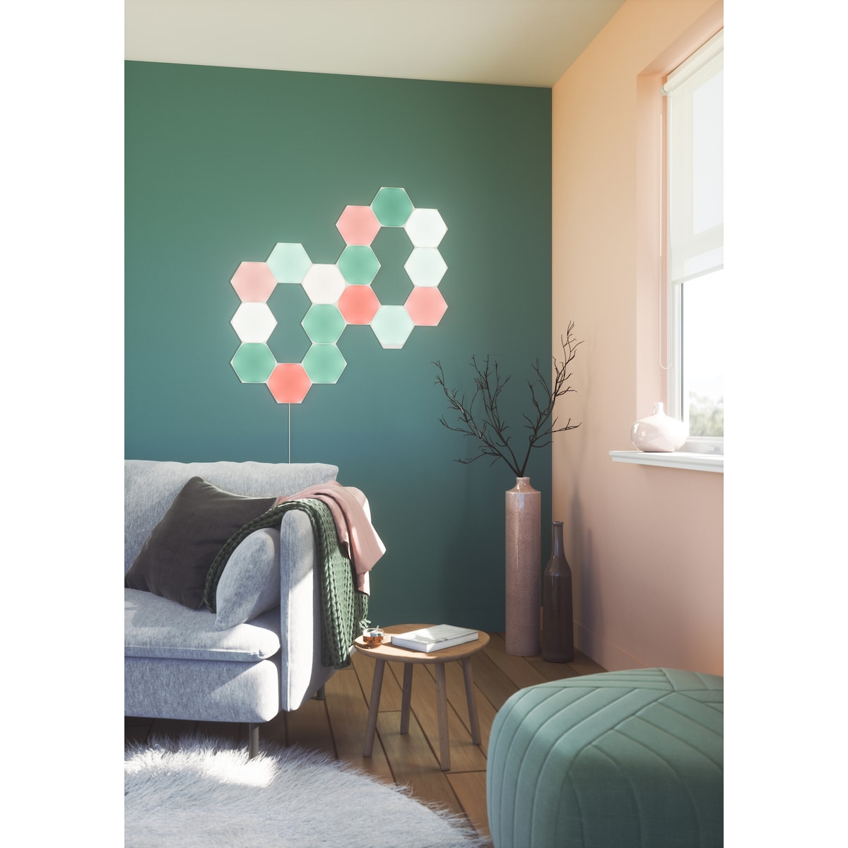 Nanoleaf Shapes Hexagons startpakke (15-pakning)