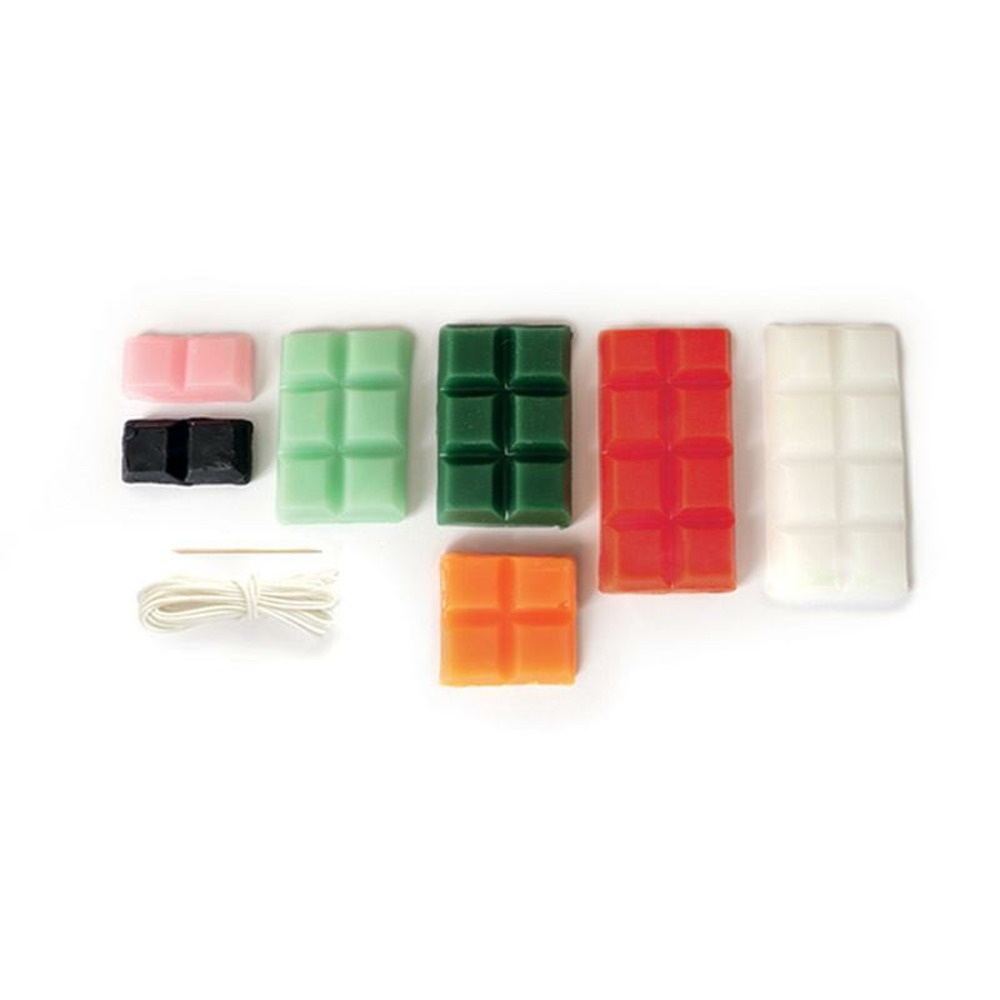 Coffret pour enfants - bougies à modeler - noël