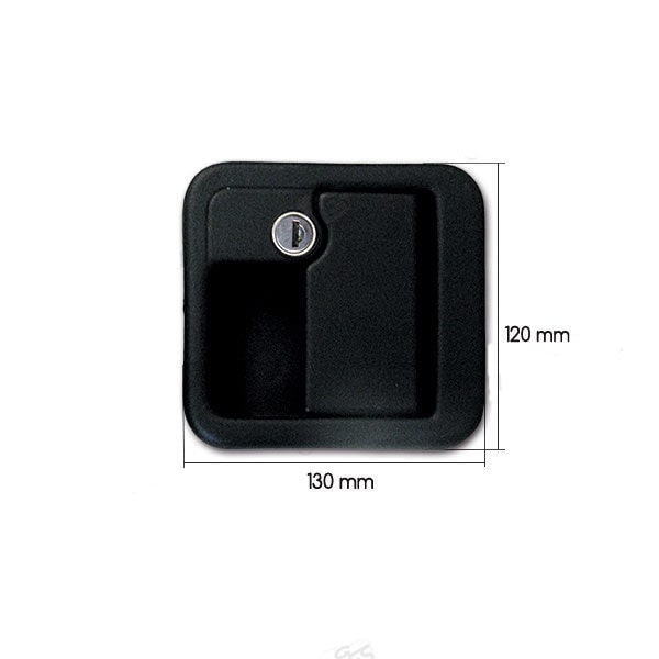 Serrure complète FAP 1059 noire
