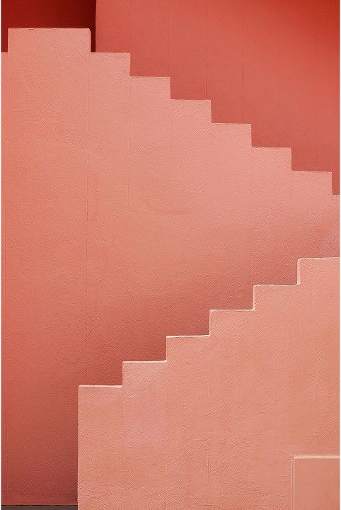 Schilderij Pink Citadel