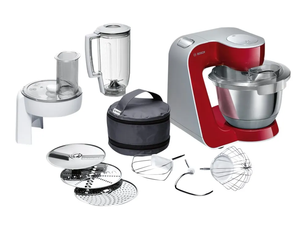 Bosch MUM5 CreationLine MUM58720 - Køkkenmaskine - 1000 W - dybrød/sølv