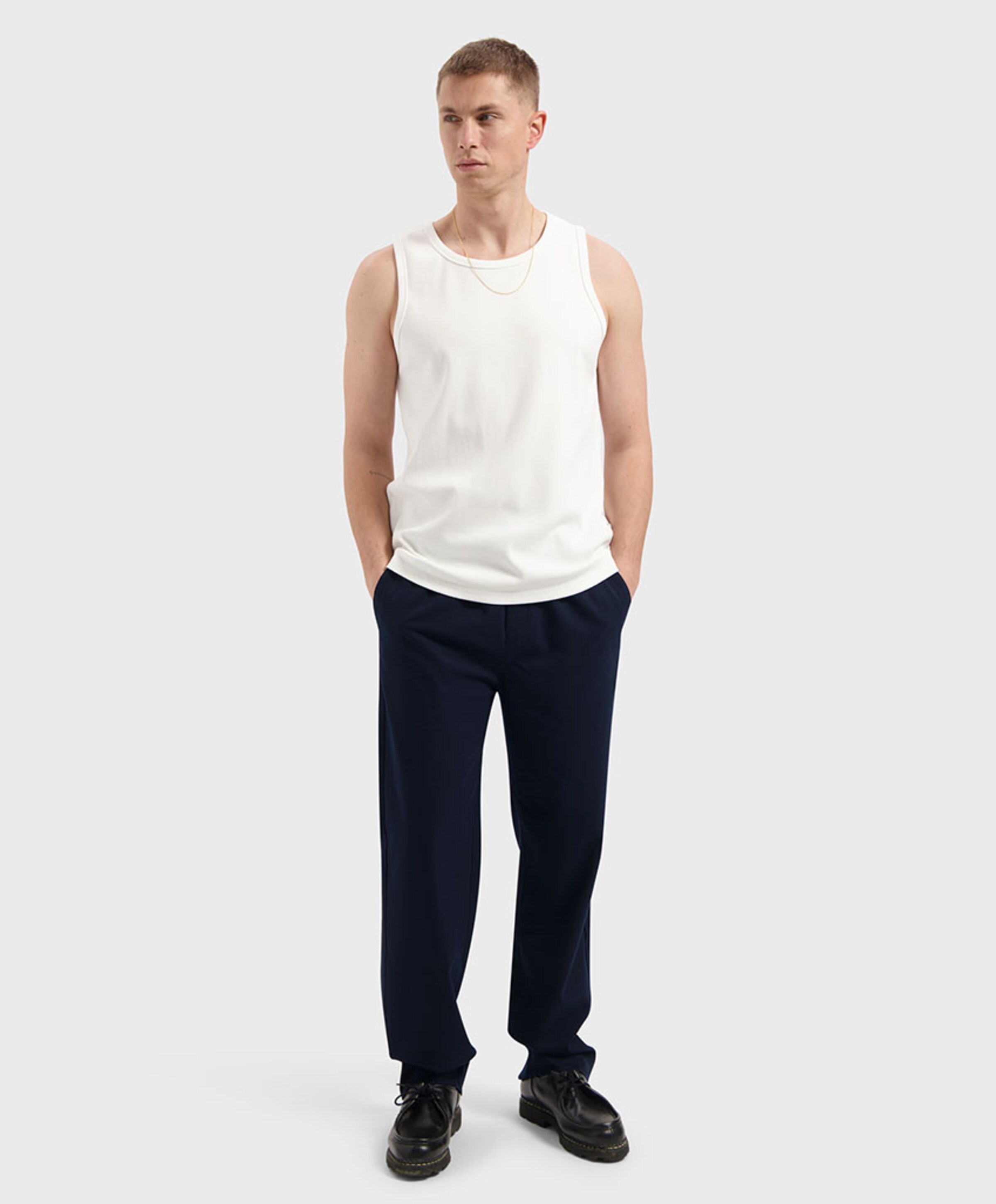 Law of the Sea Heren singlet ecru