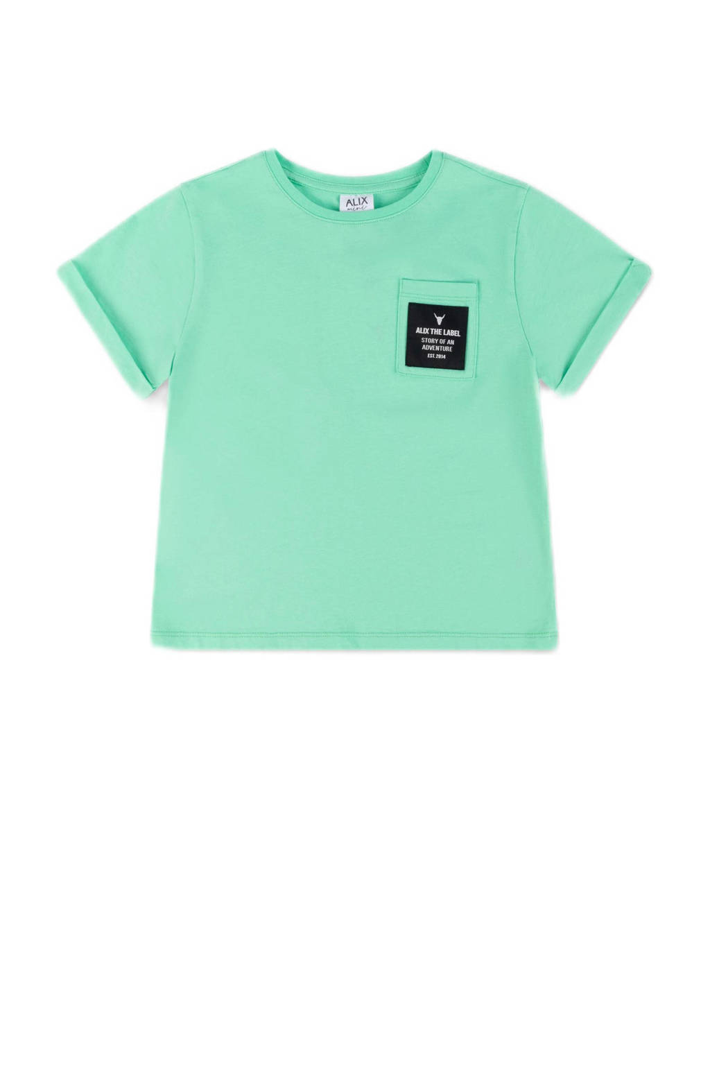 Alix the Label T-shirt met printopdruk mintgroen