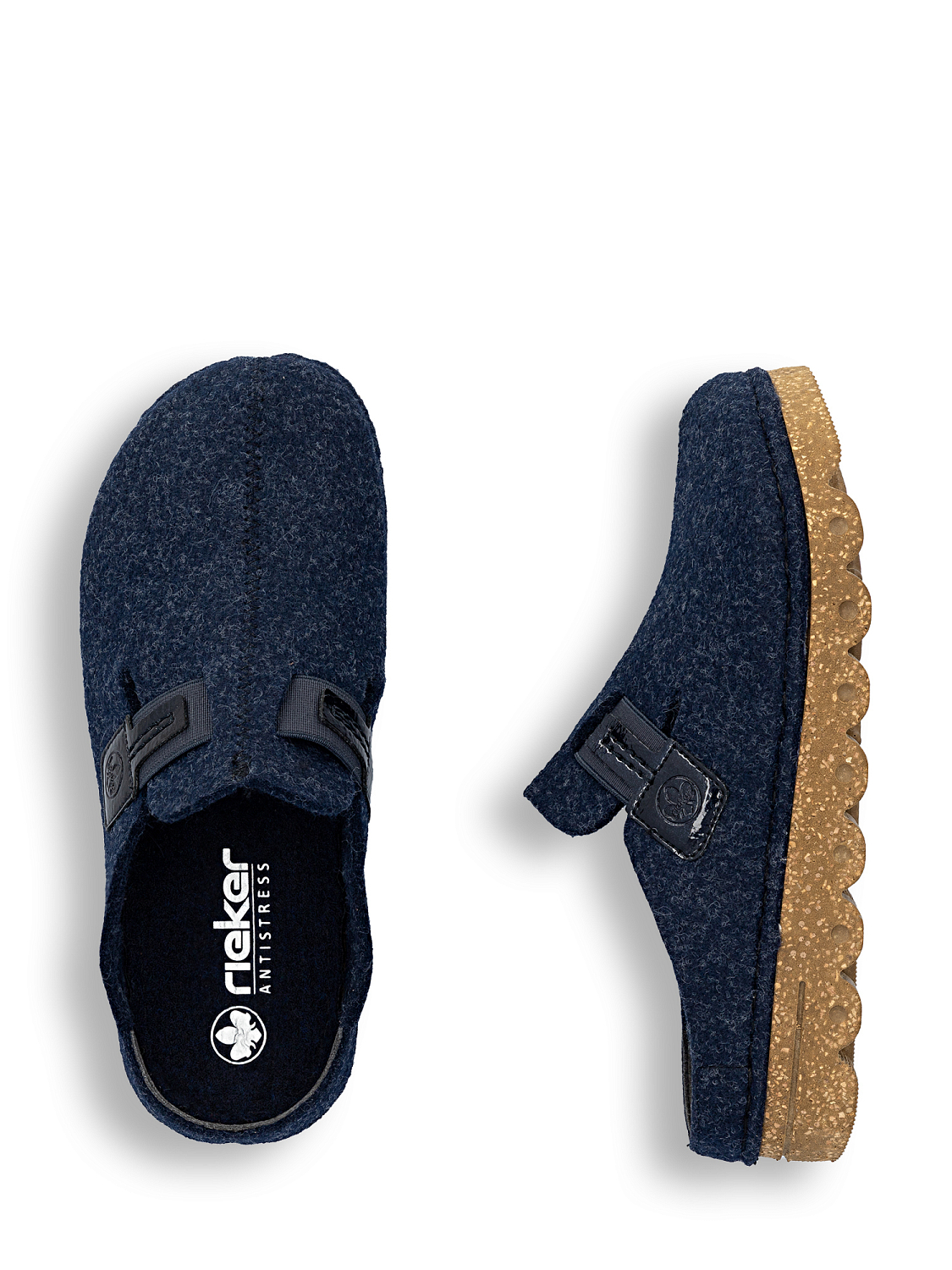 Rieker Maroni Blue Tøfler