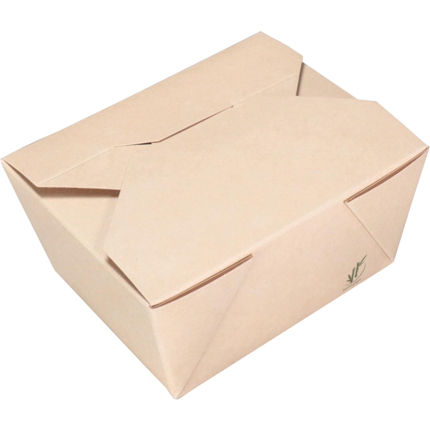 Depa Bak, Bamboepapier + PP, maaltijdbox, 113x90x65mm, naturel