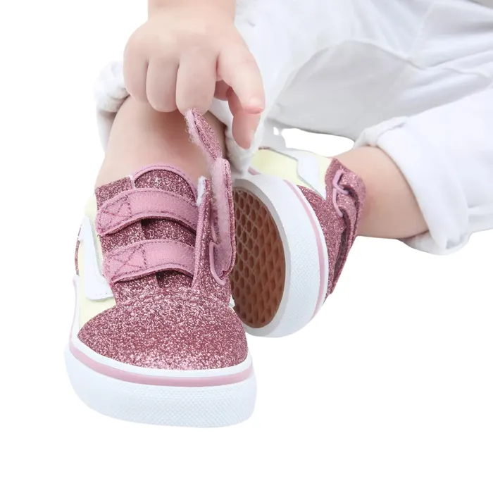 Vans Old Skool V Glitter Two Tone Sneakers Junior