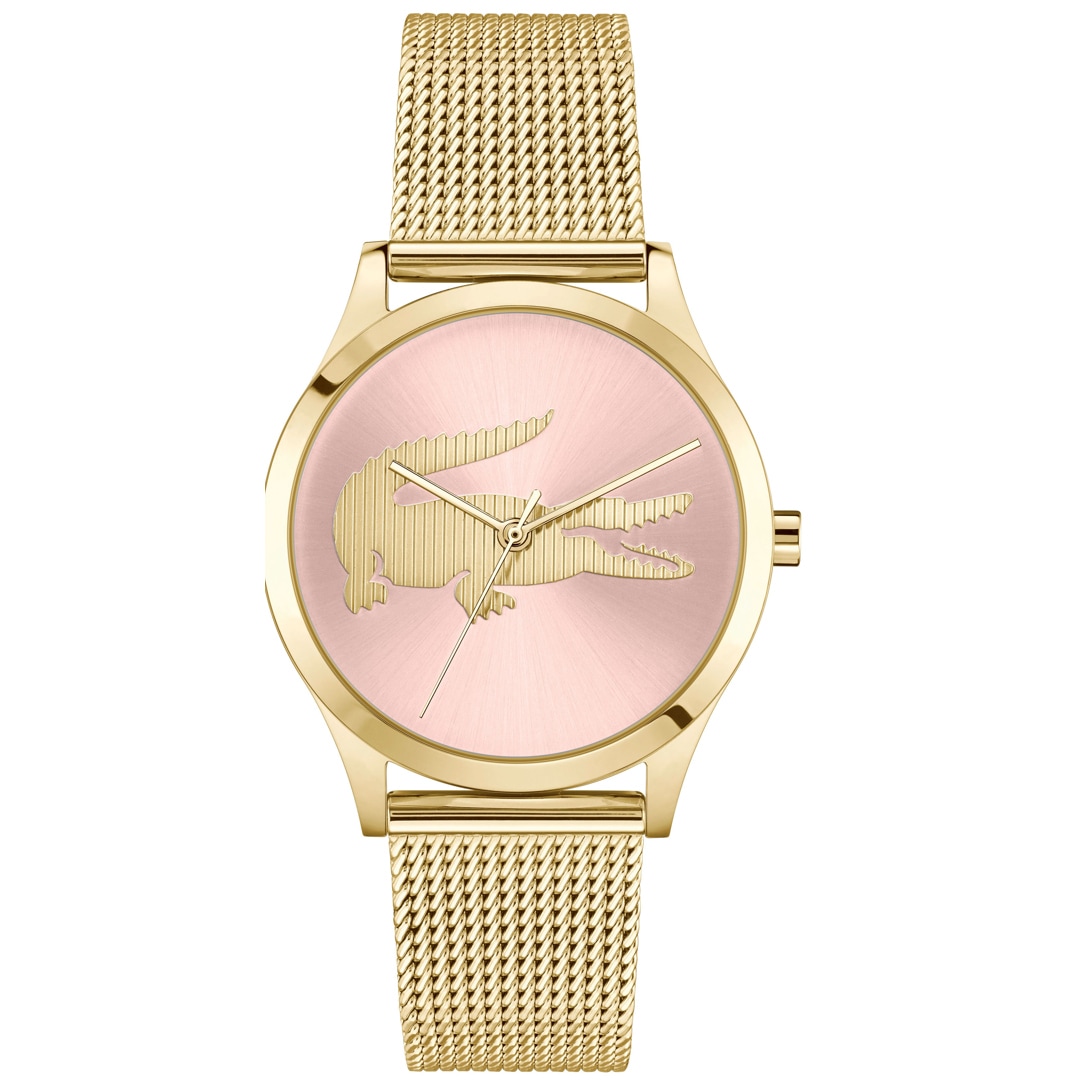 Lacoste Crocodelle Goldig / Rosa