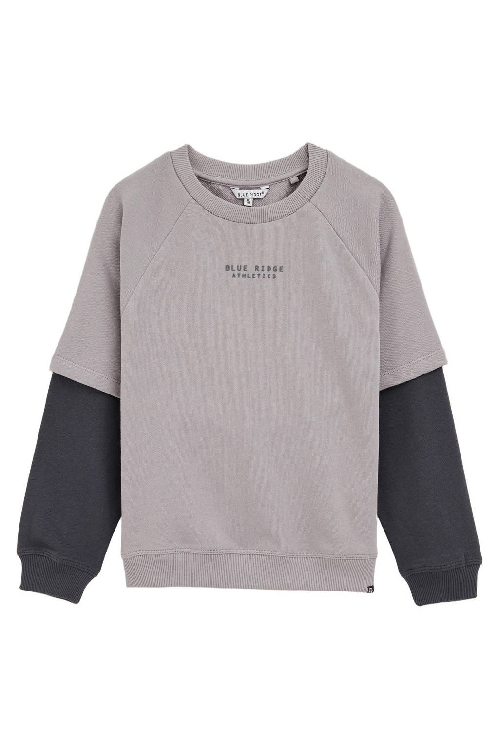 WE Fashion Blue Ridge sweater grijs