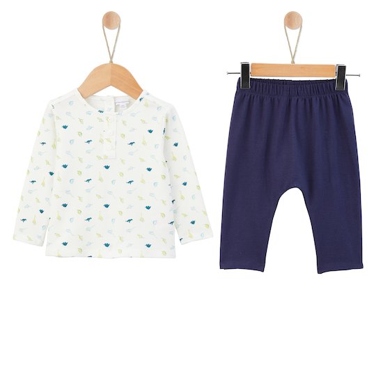 Pantalon + Haut Jardin Extraordinaire   Dino        de               P'tit bisou