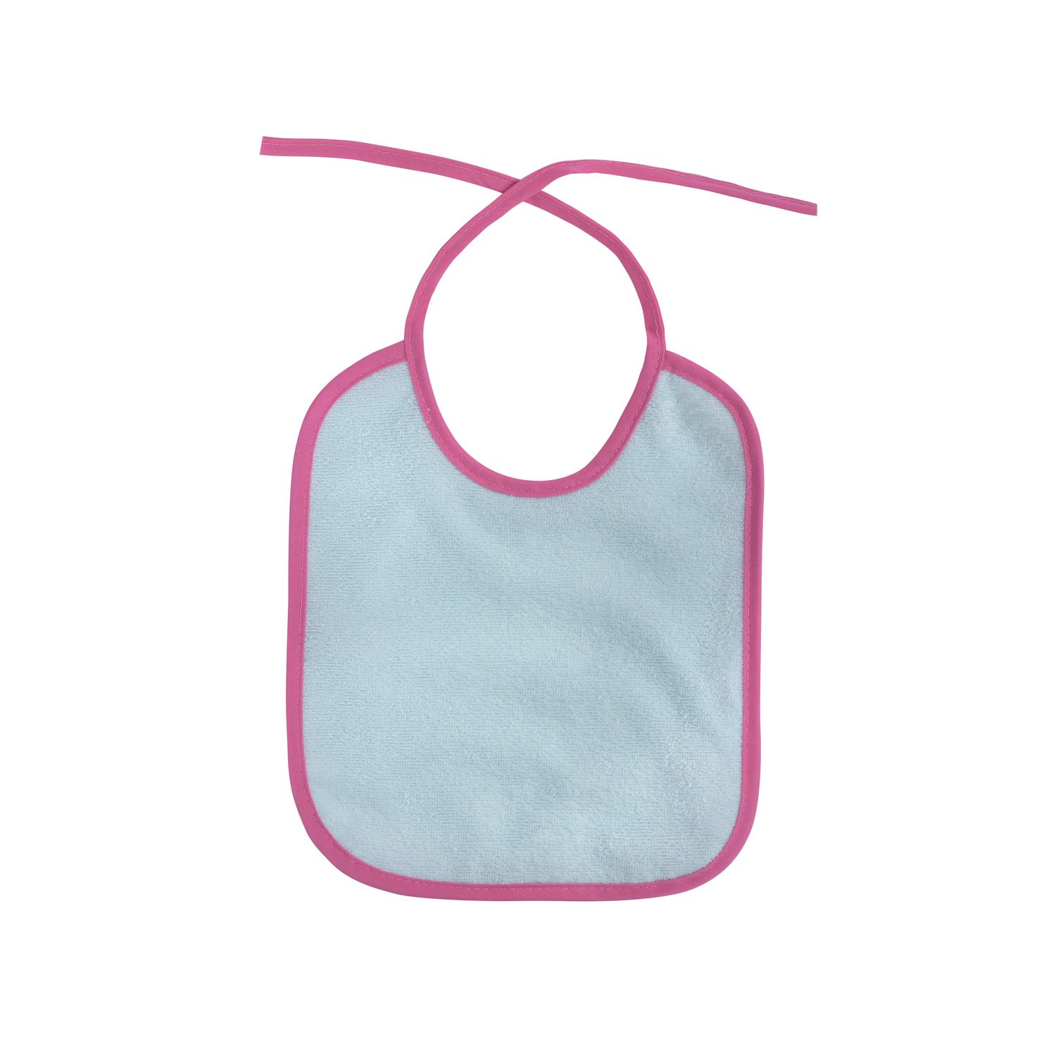 Baby Care Babylatz-Set 7-teilig, einlagig, zum Binden, waschbar, ab Geburt rosa