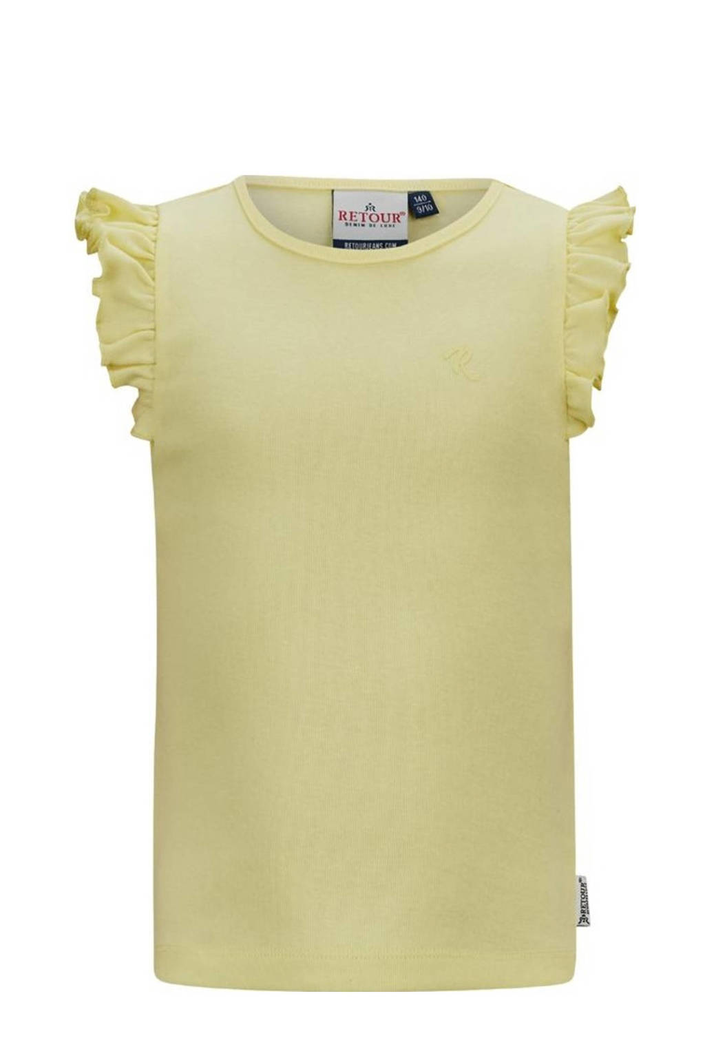 Retour Jeans T-shirt Lorient lichtgeel