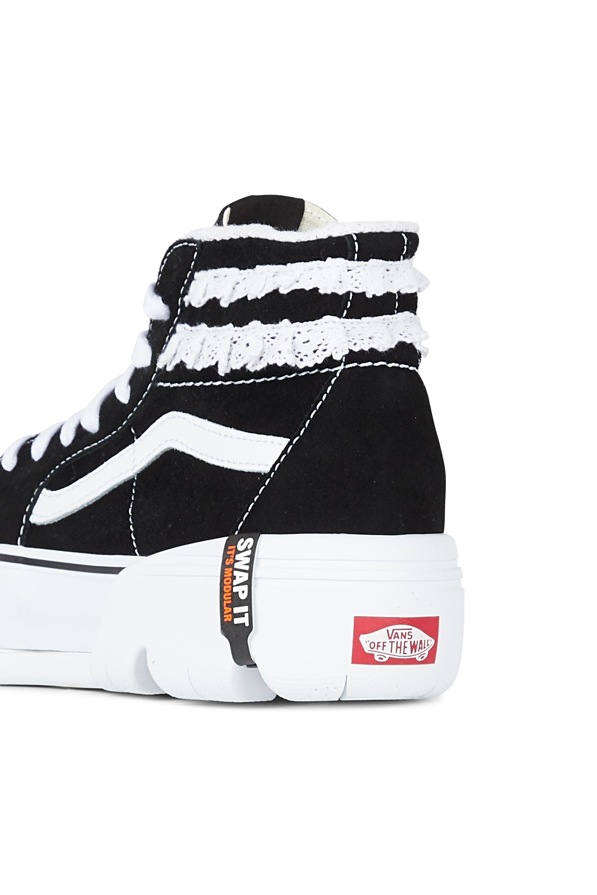 VANS Baskets - Vans x Sandy Liang UA SK8-HI TAPERED MODUL Noir