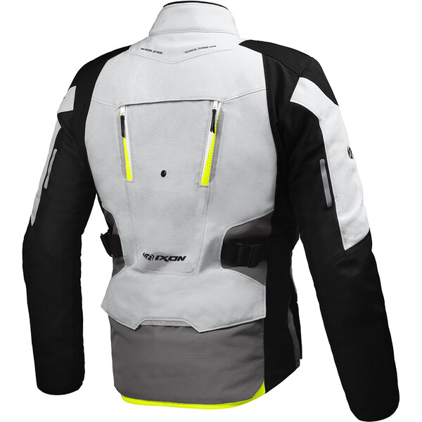 Ixon - Veste Vidar Gris / Noir / Jaune fluo