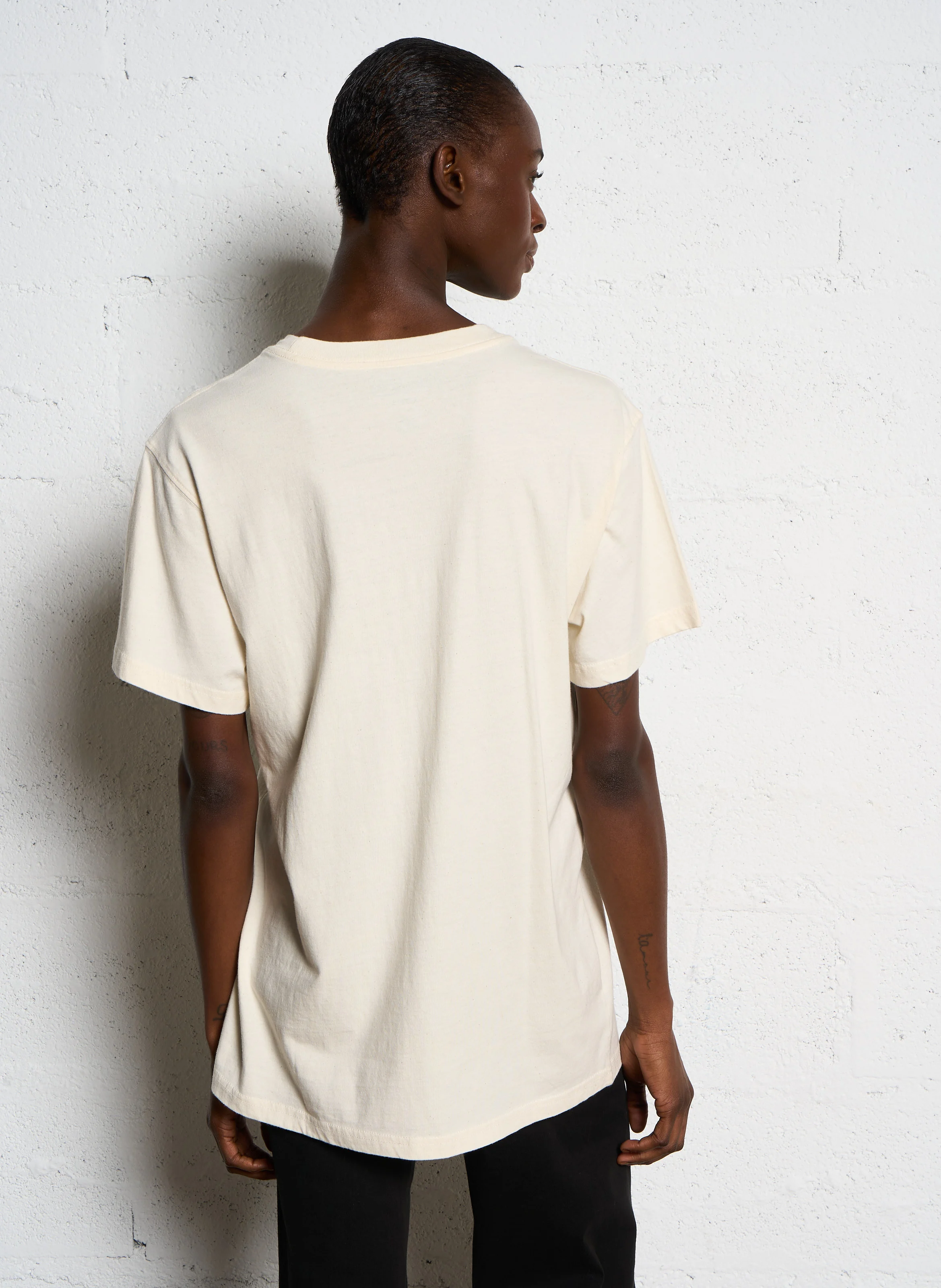 TRUCKER WASHINGTON - Tee-shirt imprimé à pins en coton | Beige
