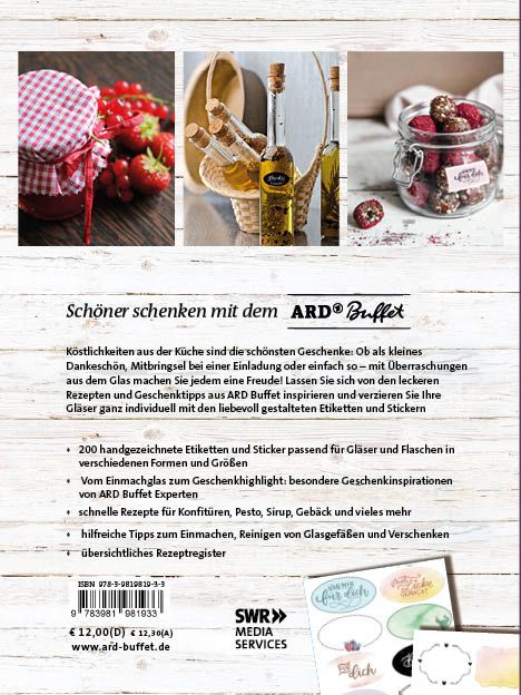 Leckere Rezepte und kreative Etiketten