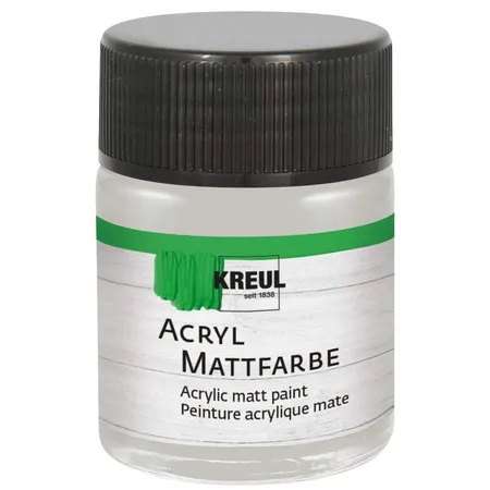 KREUL Acryl Mattfarbe Silber 50 ml