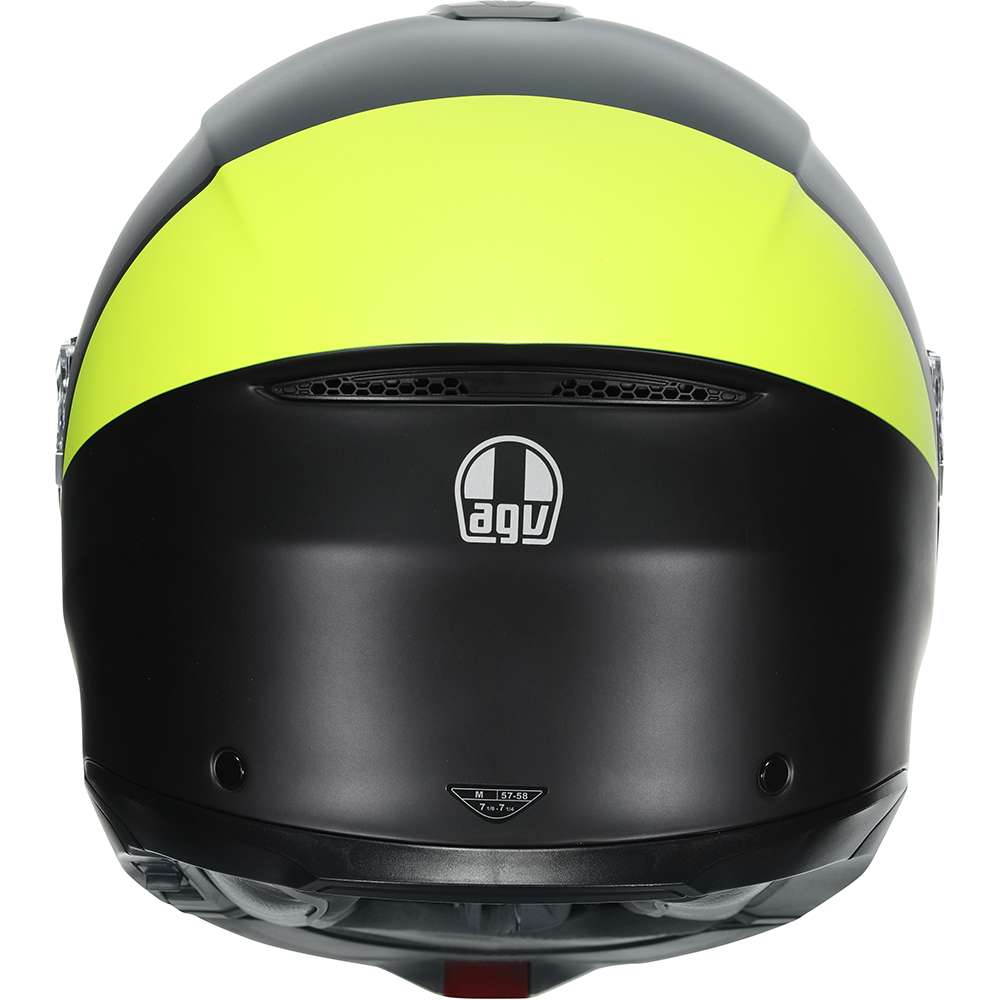 AGV - Casque Tourmodular Balance Noir Mat / Jaune fluo / Gris