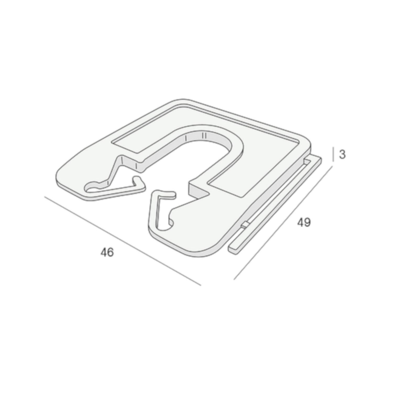Milli-Max Uitvulplaatjes 3 mm zwart VE=130 - 07831221
