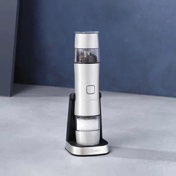 Salière-Poivrière 2 en 1 rechargeable Gris perle Cuisinart