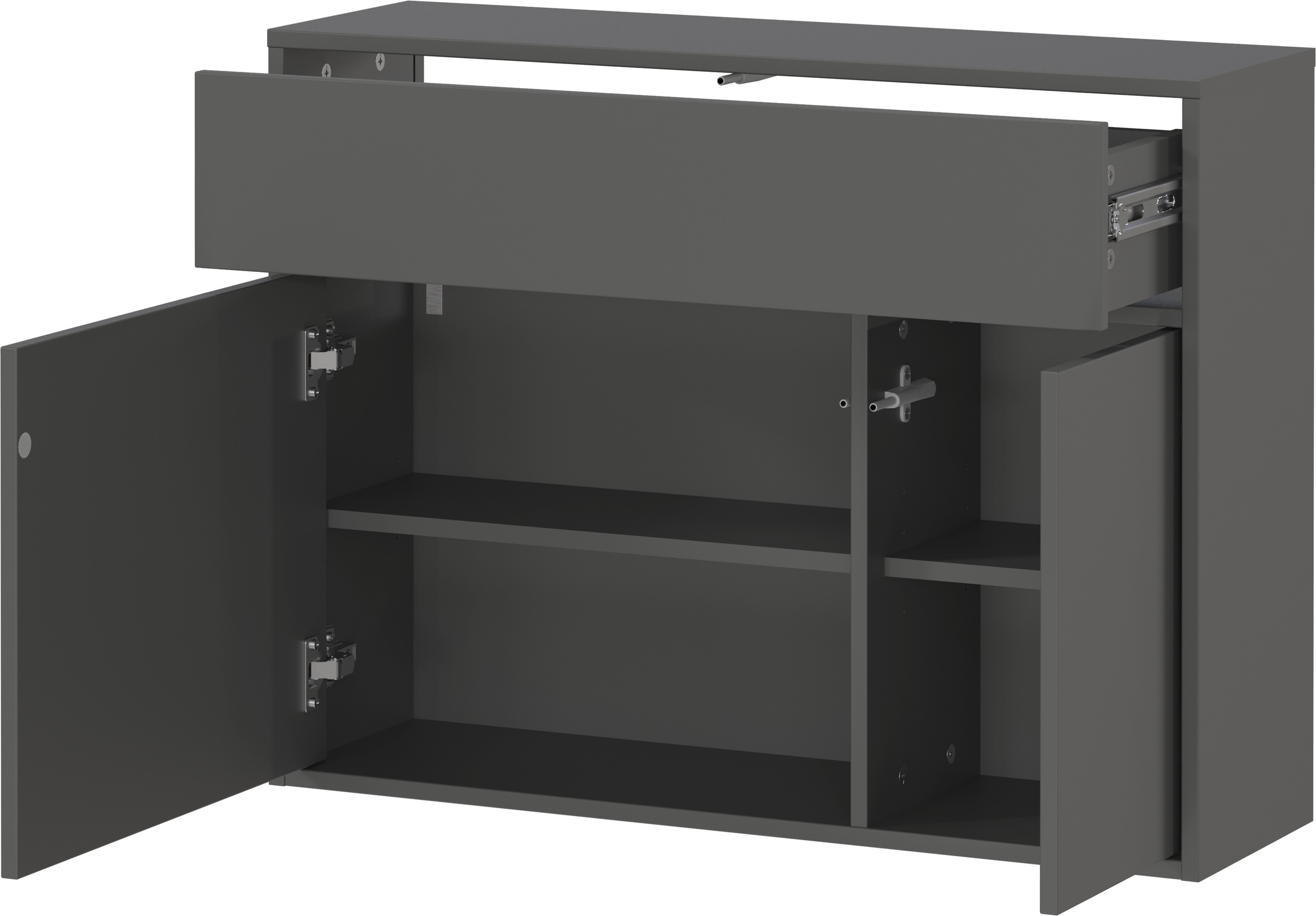 GERMANIA Mehrzweckschrank »Ameca 2.0« stehend und hängend montierbar, moderner Flurschrank, Breite 83 cm