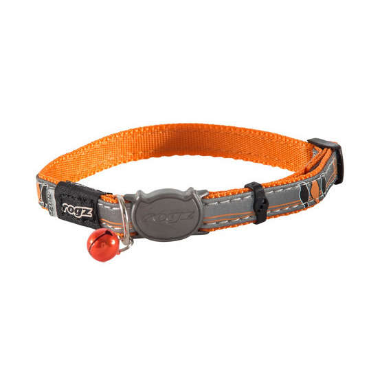 Collier Night pour chat : Orange
