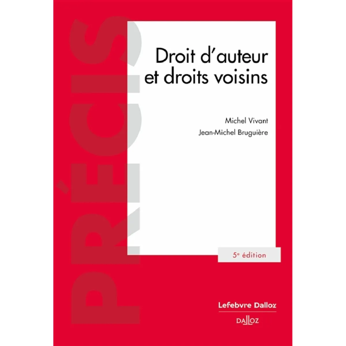 Droit d'auteur et droits voisins