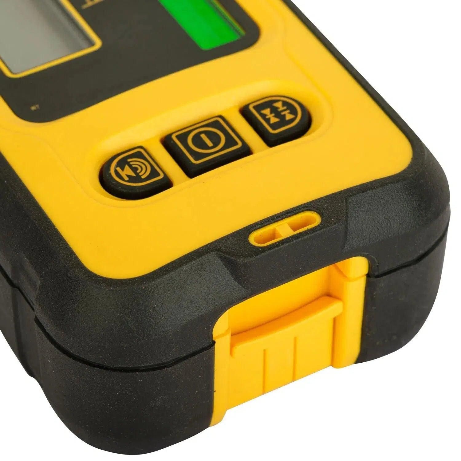 DeWALT DE0892 Waterbestendige digitale laserdetector met klem voor rode lasers
