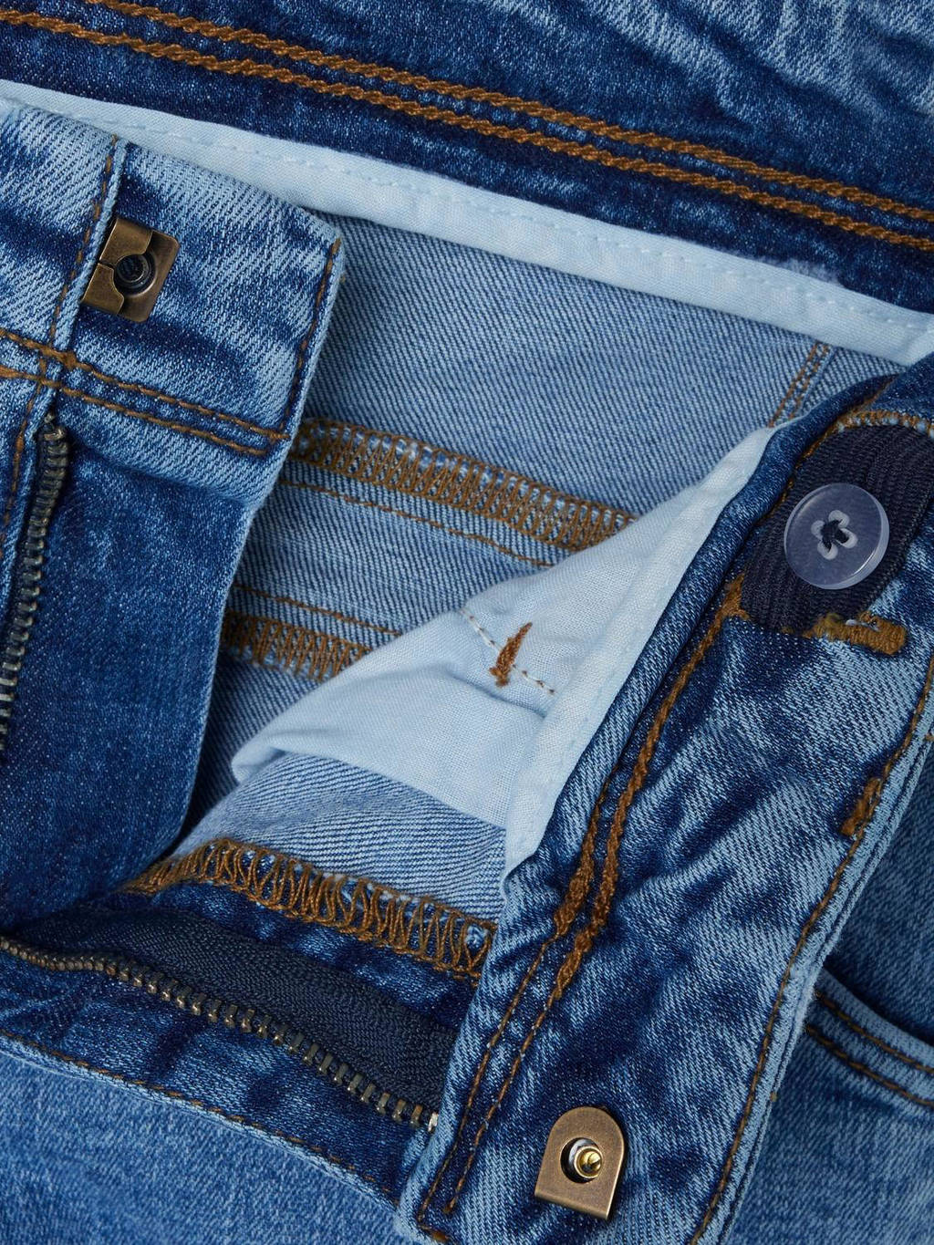NAME IT cargojeans NKMRYAN medium blue denim