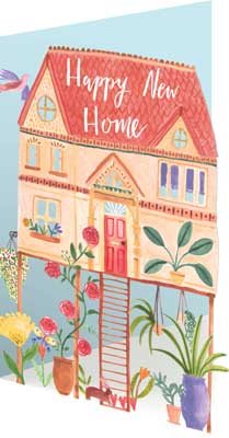 Happy New Home Lasercut Card