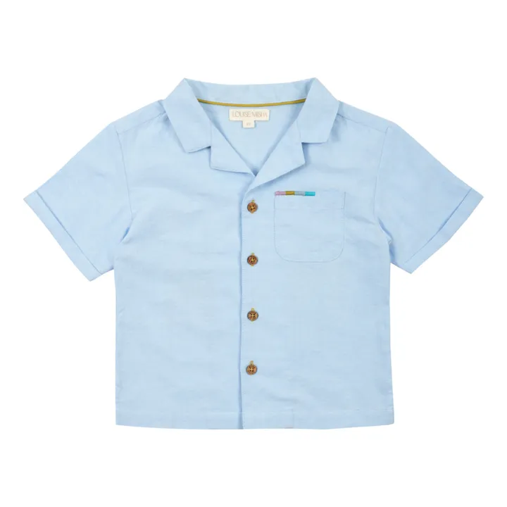 Louise Misha Chemise Lov Unie | Bleu ciel