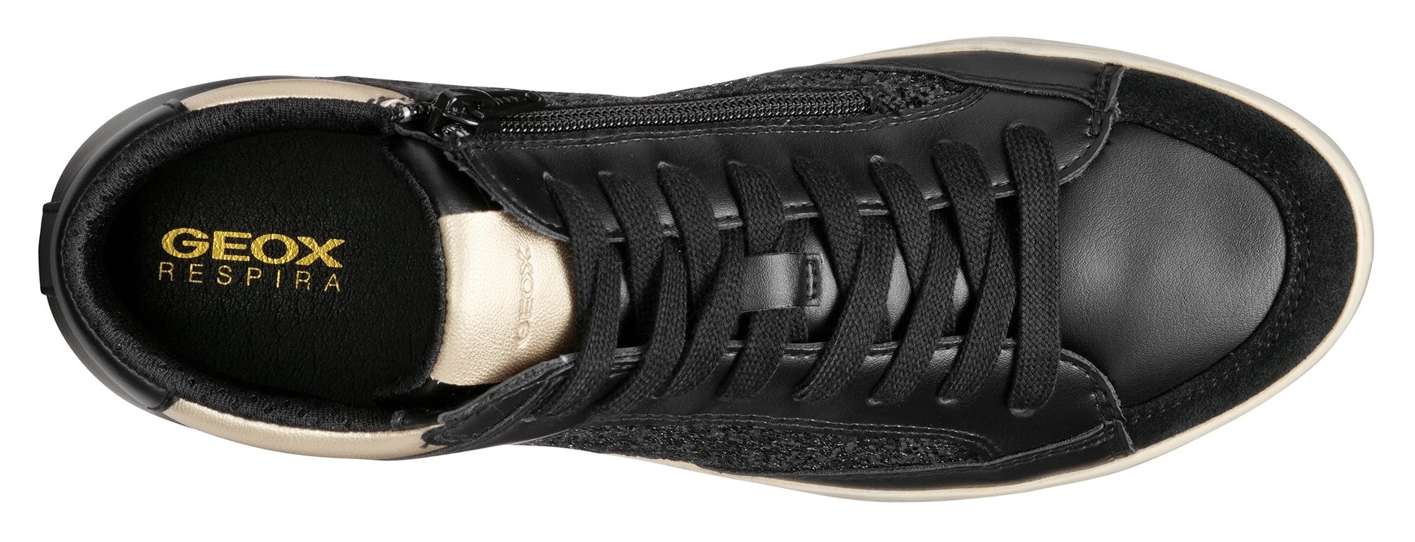 Geox Sneaker »D BLOMIEE H«  High Top Sneaker, Schnürboots, Winterboots mit gepolstertem Schaftrand